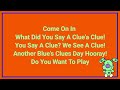 It's Another Blue's Clues Day Song Lyrics - Meet Polka Dots!