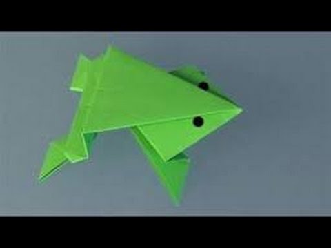 How To Make An Origami Frog How To Make Origami Animals Origami Frog Hd