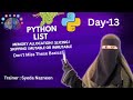 Python List Masterclass | Memory Location, Slicing, Skipping & Mutability Explained!