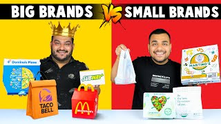 Small Brands Vs Big Brands Food Comparison | Food Challenge | Viwa Food World