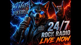🎸 Mr. Wolf's Jukebox — 24/7 Rock Radio | Live Music Stream