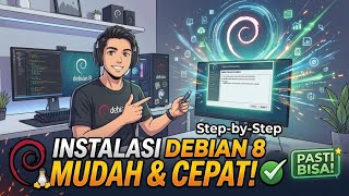TUTORIAL INSTALASI DEBIAN UNTUK PEMULA‼️