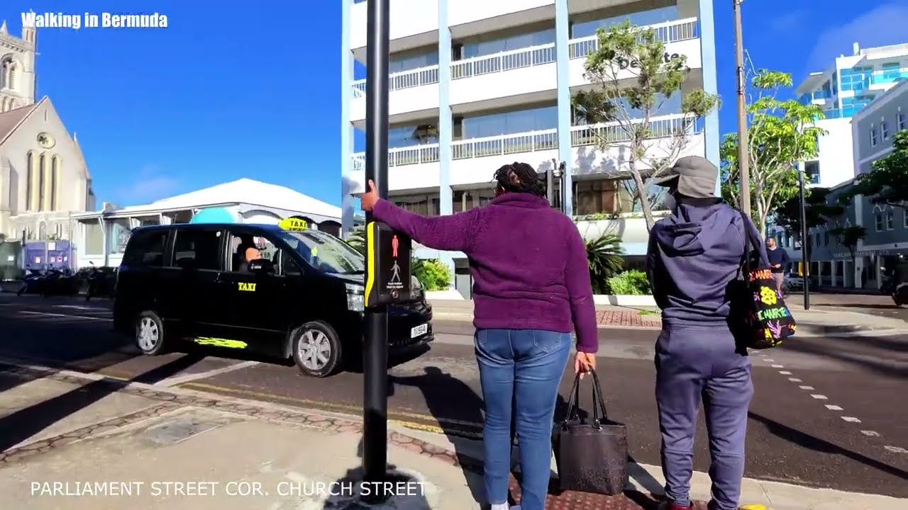 [4K] Walking in Bermuda - City of Hamilton January 06, 2022