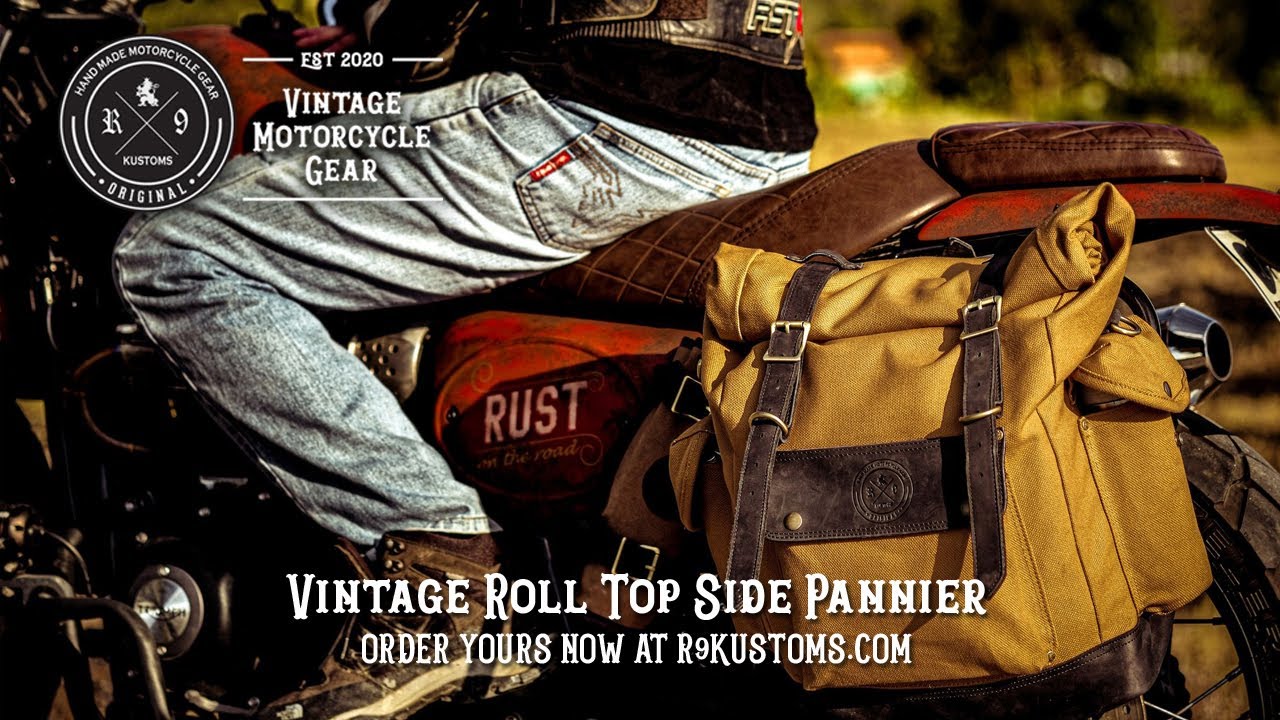 Waterproof Retro Motorcycle Duffel Bag. - LONGRIDE