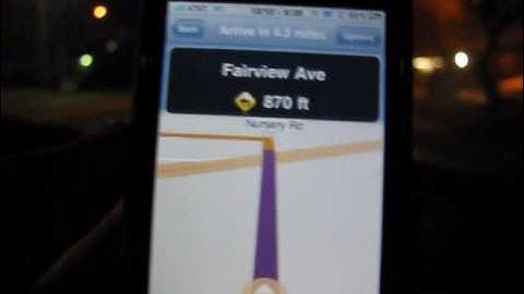 MapQuest Navigator iPhone Review  - Route Recalculation