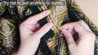 Securing Your Steek - Bunnymuff Tutorial