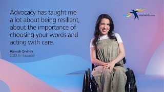 IDPwD 2023 Ambassador Hannah Diviney
