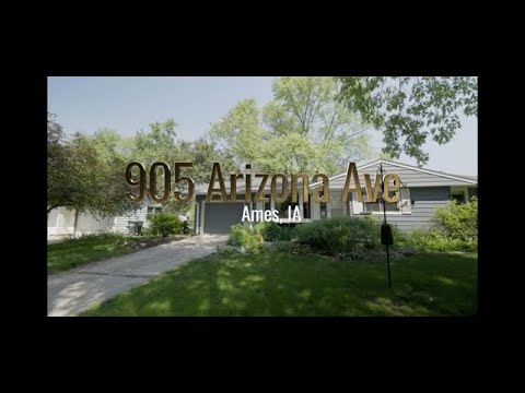 905 Arizona Ave., Ames, IA home video tour