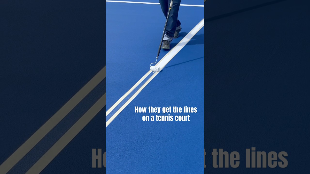 Love seeing the lines be painted on our local high school court 