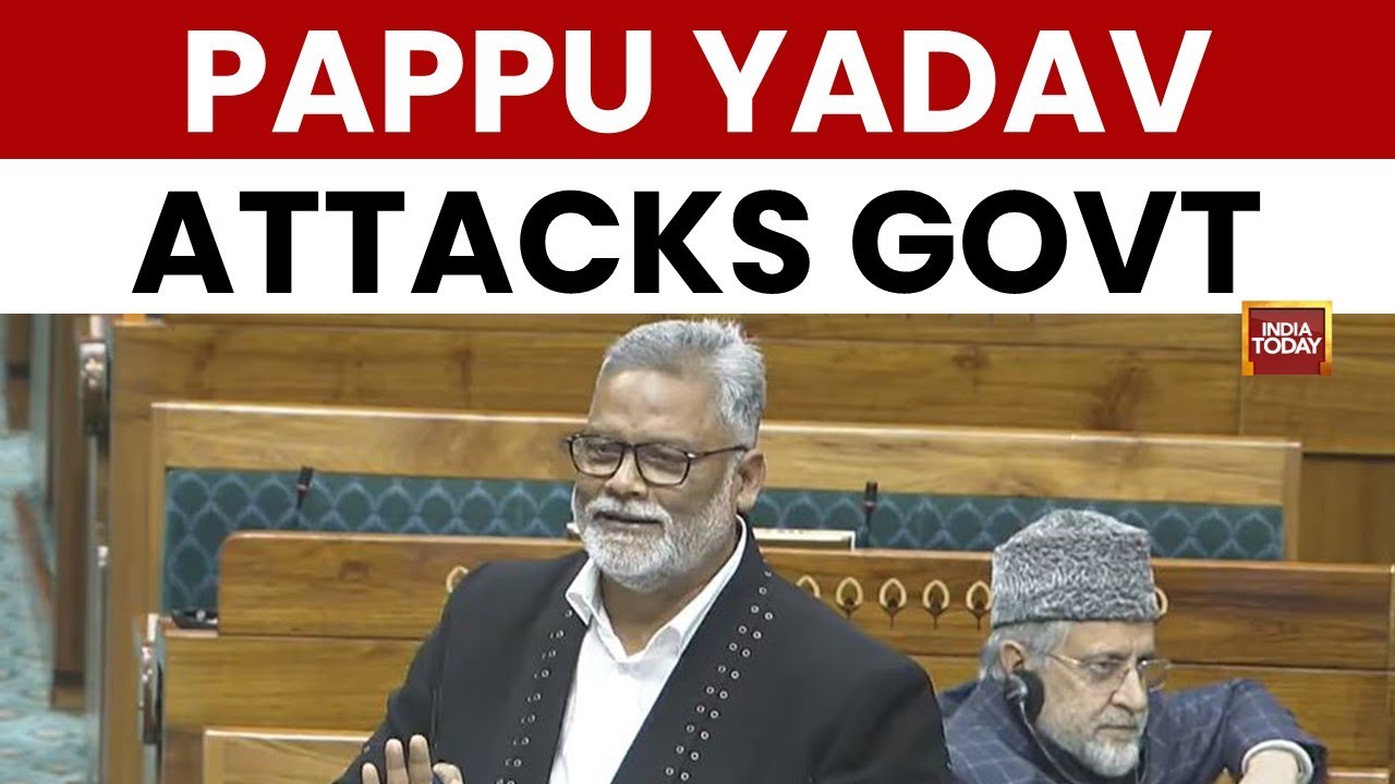 Winter Session: Inflation, Rupee Fall & Jobs: Pappu Yadav Slams Centre | India Today News