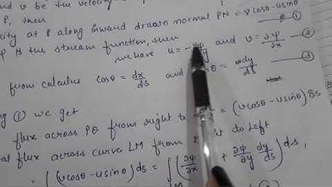 fluid dynamics 2#MSc maths  #sem 4  #lec 2 #theorem2 #stream function & properties #msc