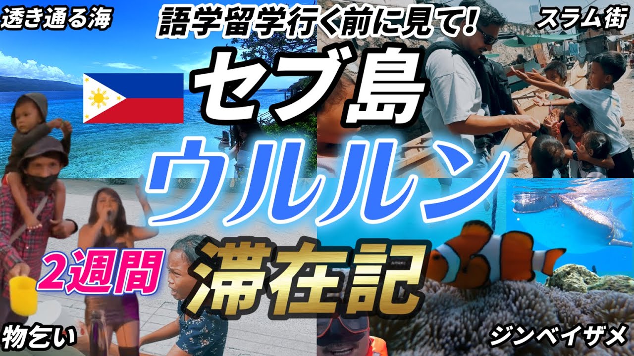 【セブ島のリアル】セブ島に親子で2週間滞在したら、ジンベイザメと泳いだり遊園地で遊んだりスラムに行ったり英語が上達したり感動の連続でした！
