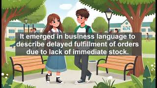 IELTS 6.5 Vocabulary Lesson: Backorder - Meaning, Common errors, Synonyms and Antonyms