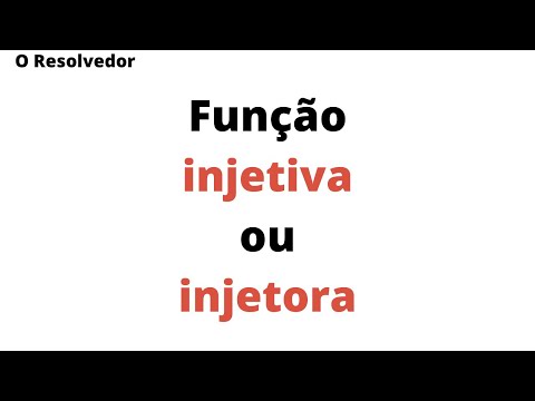 Quando uma função é injetiva? Sabe dizer? Aprenda a verificar olhando para o gráfico da função.