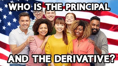 Who is Principal Applicant and Derivative Applicant