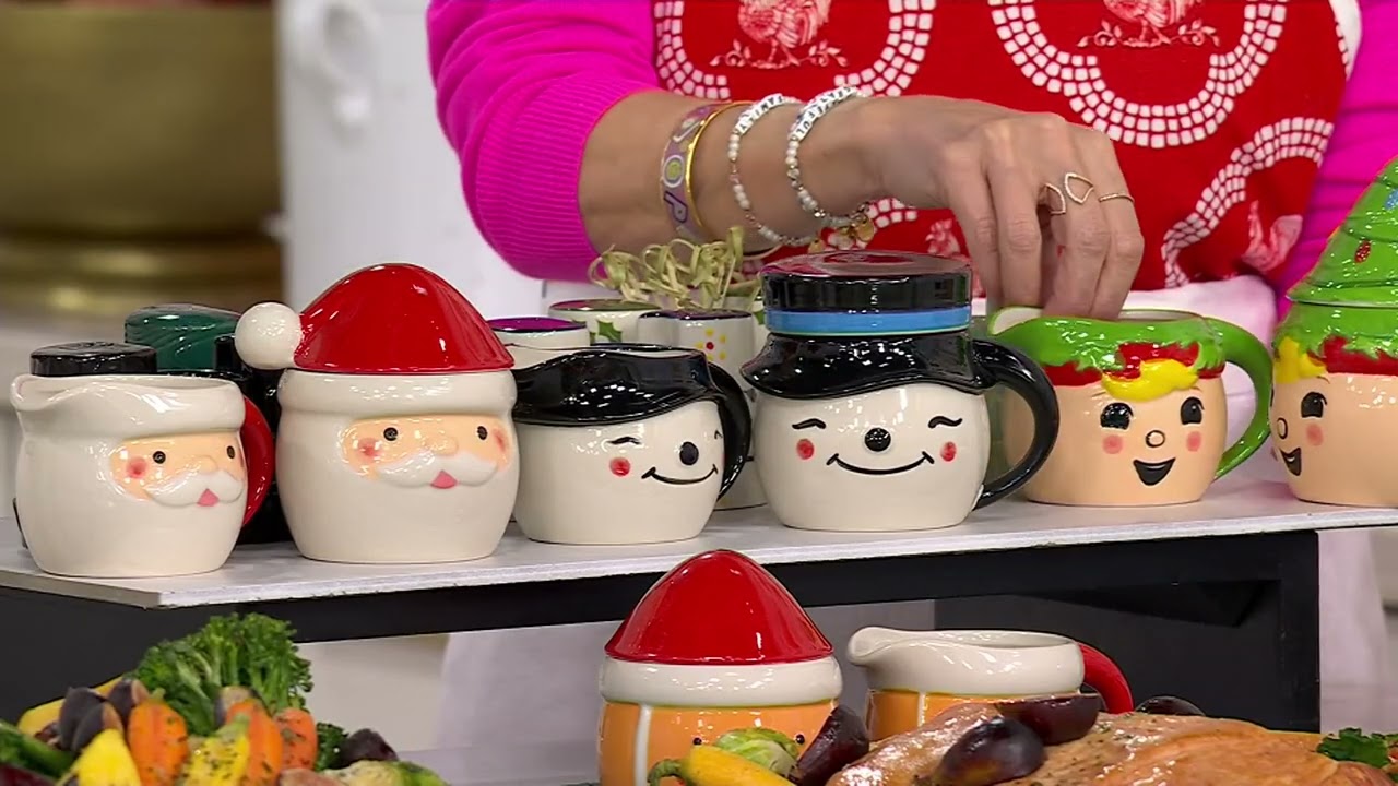 Temp-tations Seasonal 2-Piece Cream and Sugar Set on QVC