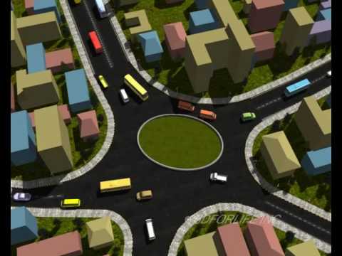 3D WALKTHROUGH OF TRAFFIC CORRIDORS