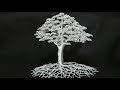 Making a tree out of aluminum wire