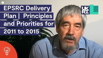 EPSRC Delivery Plan | Overview of Principles and Priorities for 2011 to 2015