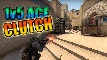 "WHAT THE!??!" Insane ESEA ACE Clutch 1v5 w/ M4 On Mirage - CS:GO (PC)