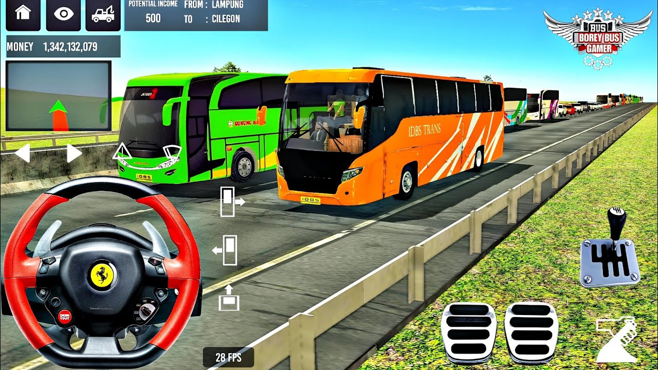 Indonesia Coach bus driving | Euro bus simulator 2025 Android gameplay 