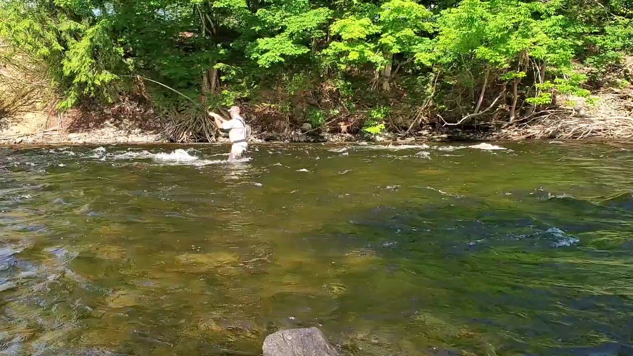 Nymphing the West Canada Creek (Quick Clip) YouTube