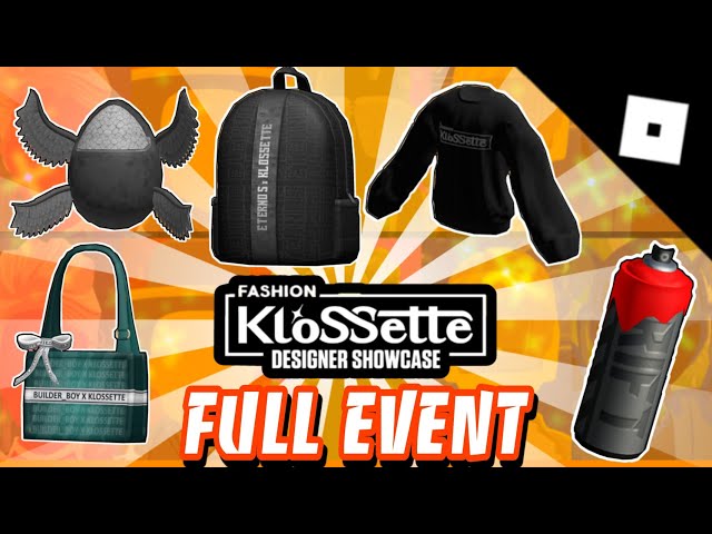 Fashion Klossette Designer Showcase, Roblox Wiki