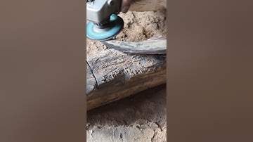 BLACKSMITH MAKING #SHARP #BUTCHER #KNIFE |  #Shorts #firesmith06 #metalwork #blacksmithing #wood