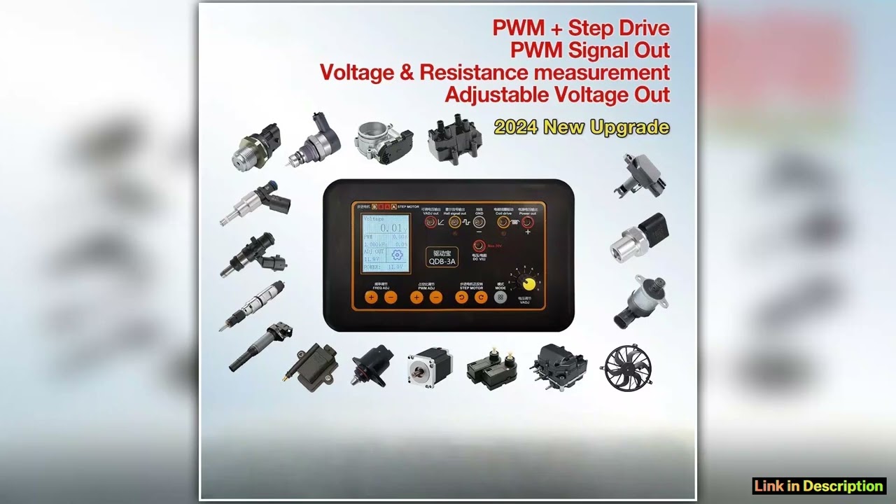 PWM Signal Drive Automobile Ignition Coil Tester Solenoid Valve CR Pump Metering Unit Step Motor