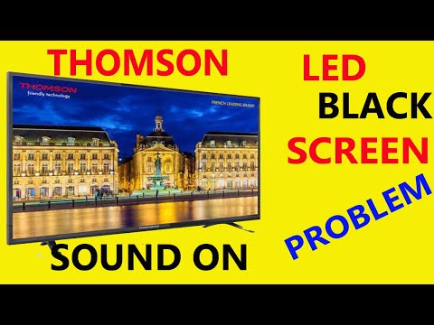 LED tv 32 inch no display problem solved    Audio is working    Thomson