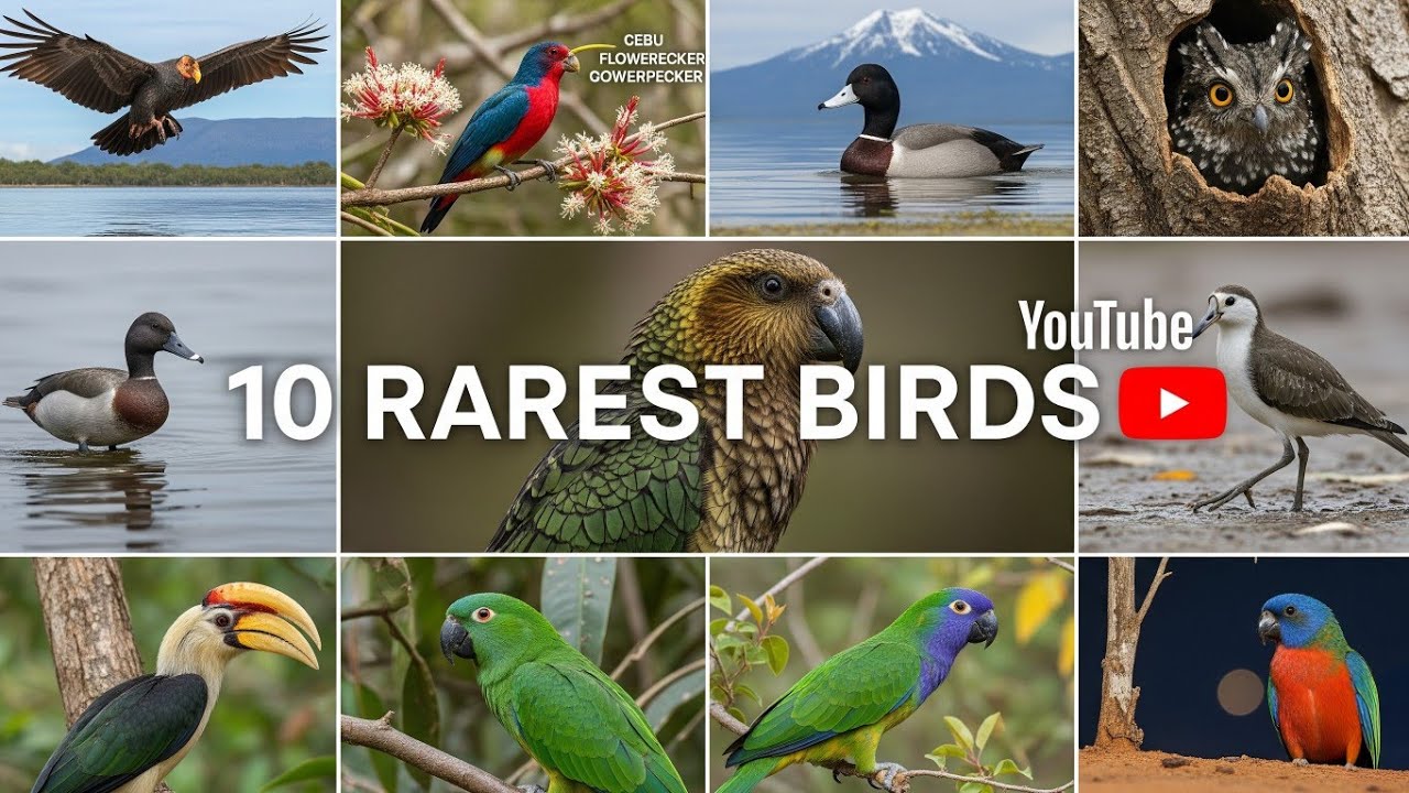 Top 10 Rarest Birds In The World 
