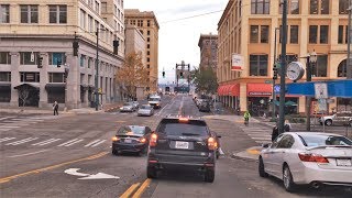 Driving Downtown - Tacoma 4K - USA