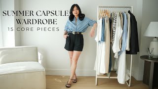 The Ultimate Summer Capsule Wardrobe 2025 | 15 core pieces for effortless style
