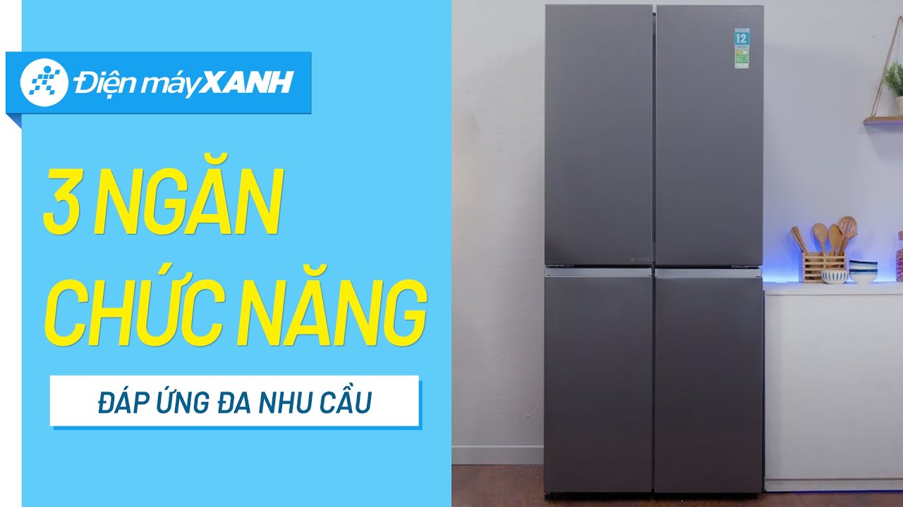 Tủ lạnh Casper Inverter 462L: 3 ngăn chức năng, dung... - youtube