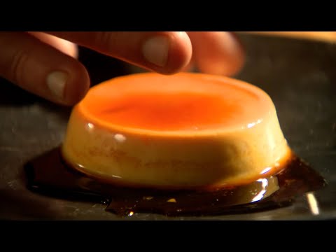 Gordon Ramsay's Lavender Creme Caramel Dessert