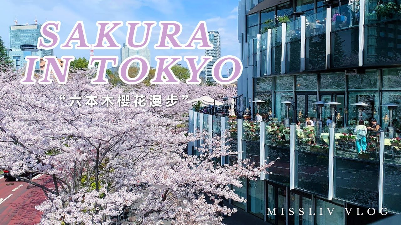 【東京生活日常】六本木櫻花漫步｜MIDTOWN 絕美櫻花步道｜江戶毛利庭園｜52樓天空賞櫻｜日本vlog