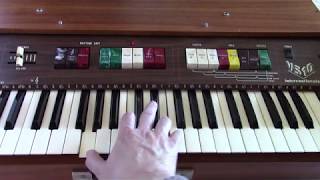 1981 Viscount VC10 Vintage Portable Transistor Organ + Analog Drum Machine