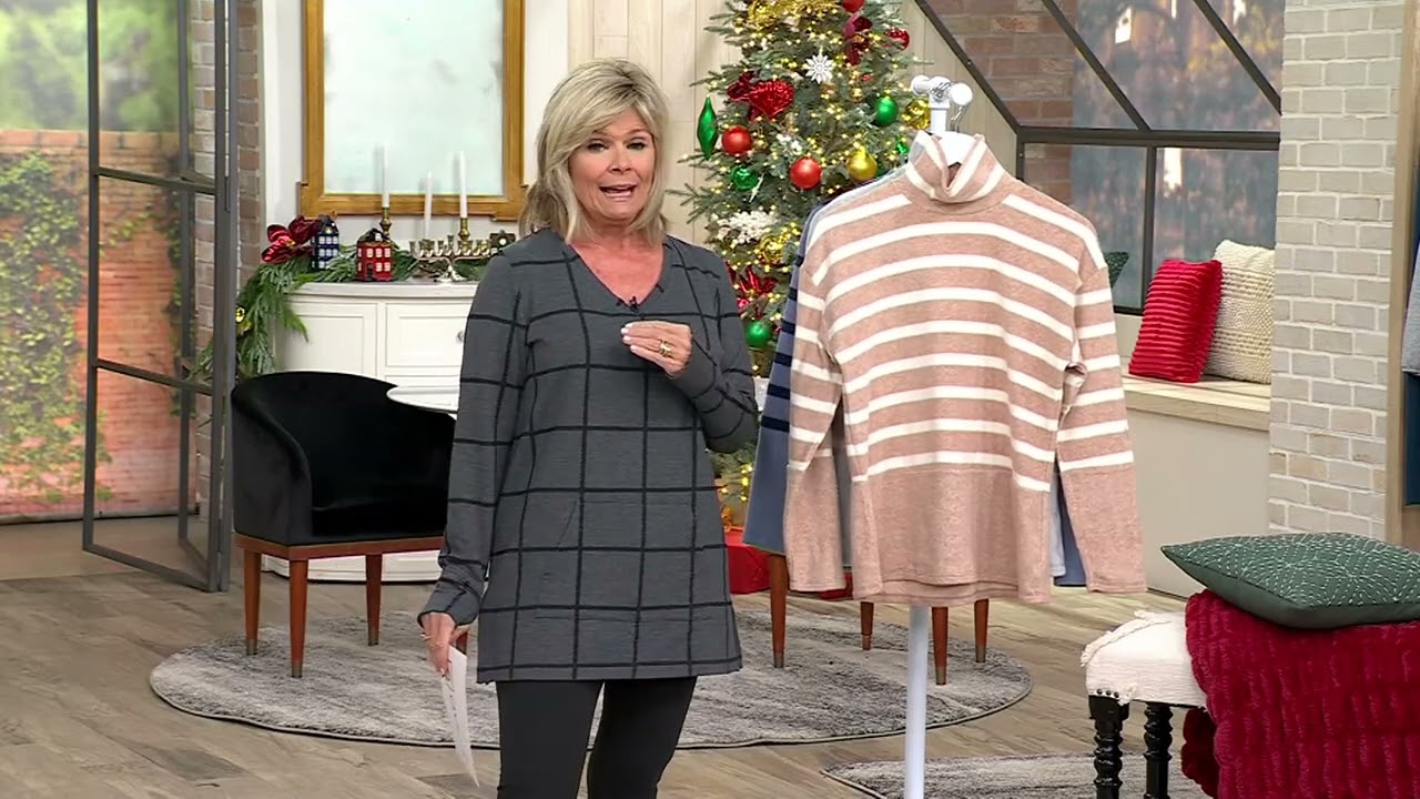 Cuddl Duds Fleecewear with Stretch Turtle Neck Pullover on QVC 