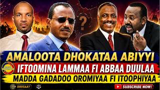 Amaloota Dhokataa Abiyyi, Iftoomina Lammaa fi Abbaa Duulaa:- Madda Gadadoo Oromiyaa fi Itoophiyaa