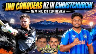 INDIA CONQUERS CHRISTCHURCH! 🇮🇳 | NZ vs IND 1st T20I Review | Pdoggspeaks News
