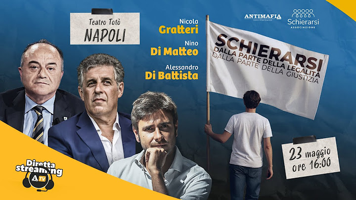 "Schierarsi: dalla parte della legalità, dalla parte della giustizia".