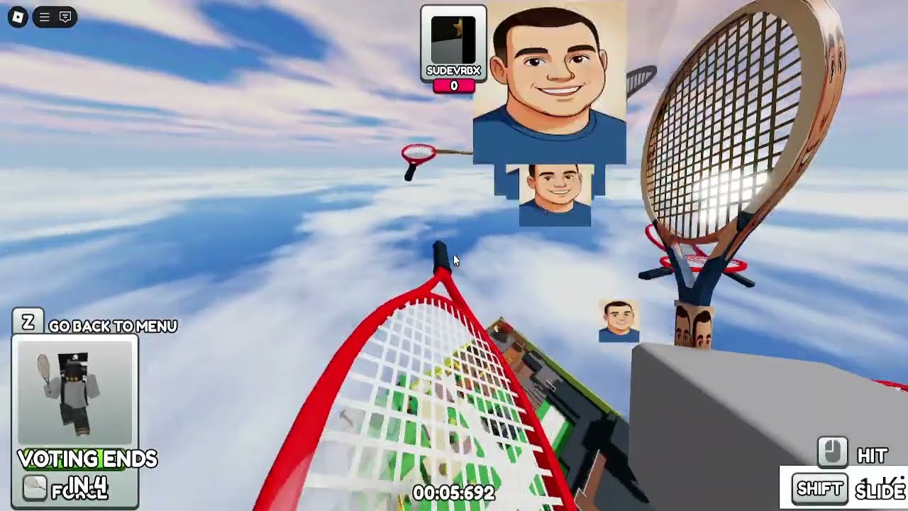 Racket Tag Parkour/Movement System Showcase