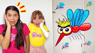 Sarah E Eloah Contra Os Mosquitos Em Nossa Casa