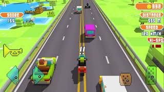 BLOCKY HIGHWAY TRAFFIC RACING PART 10 Android Gameplay MD Action Android Games screenshot 5