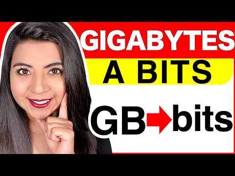 CONVERTIR de GIGABYTES a BITS (EJEMPLOS y EXPLICACIÓN COMPLETA)