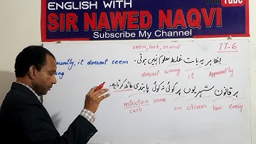 Translation into English for CSS (TT-6) (NAWED NAQVI)