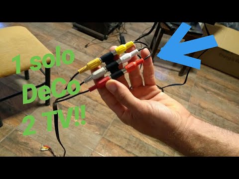 Cómo conectar DECODIFICADOR a DOS o más TELEVISORES de cualquier marca. Internacional