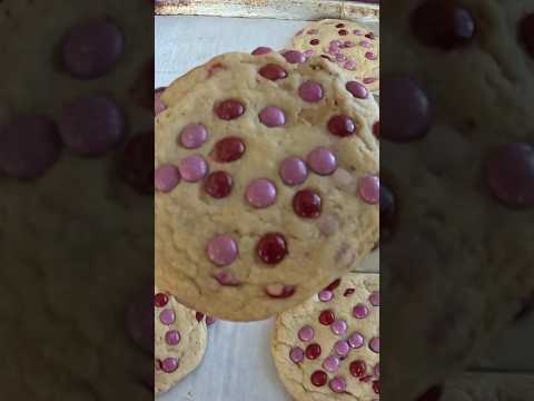 Peanut Butter Stuffed M&M Cookies