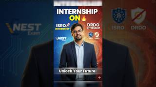 ISRO &amp; DRDO INTERNSHIP 🔥 #harshsir #internship #isro #drdo #VED #shorts