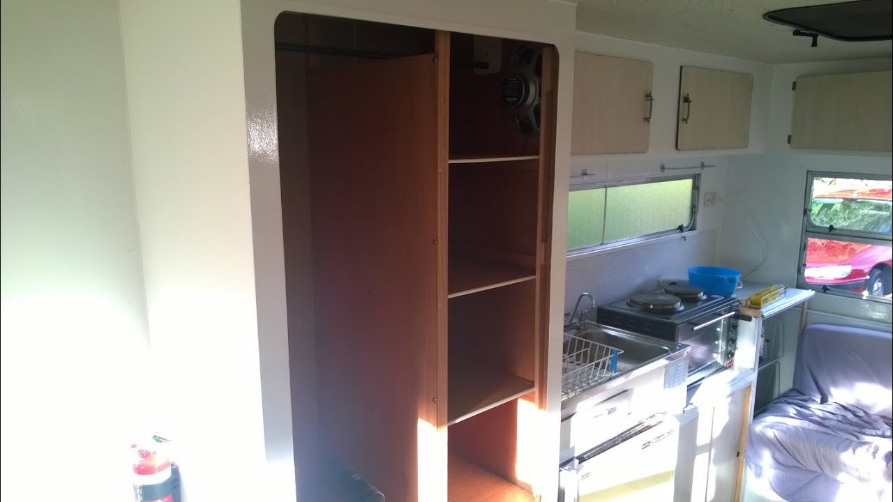 1970 Millard Caravan Wardrobe And Pantry Build Youtube